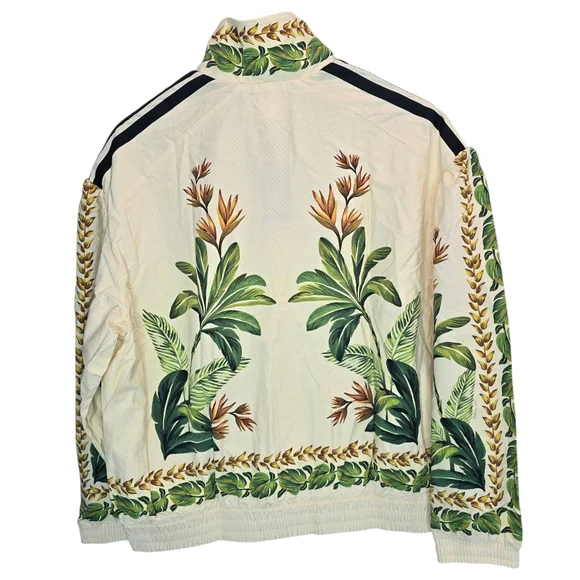 Adidas Tropical Breeze Jacket Farm Rio Cream Colour Size M - Picture 16 of 16